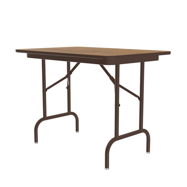 CF Melamine Folding Tables - Keyboard Height 24x36 Medium Oak